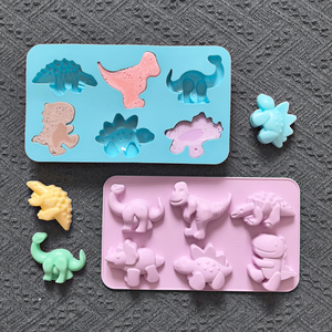 Molde <span class=keywords><strong>de</strong></span> Silicona 3D <span class=keywords><strong>de</strong></span> <span class=keywords><strong>Dinosaurio</strong></span> con 6 Cavidades para <span class=keywords><strong>Fondant</strong></span>, <span class=keywords><strong>Pastel</strong></span>, Chocolate, Caramelos, Velas, Jabón, Manualidades, Decoración <span class=keywords><strong>de</strong></span> Pasteles - Product Image 4
