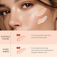 Indonesia Bpom aprobado KORMESIC 30ml maquillaje de alta cobertura impermeable ligero 12H base líquida de ocultación de larga duración