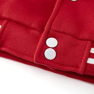 แจ็คเก็ตบอมเบอร์ขนแกะสำหรับผู้ชายแบบแห้งเร็วสไตล์ตัวหนังสือมีปกตั้งสำหรับฤดูใบไม้ร่วงฤดูหนาว - Product Image 6