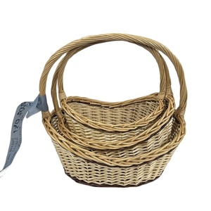 Cesta de mimbre tejida de nuevo diseño, cesta de regalo para contenedores de almacenamiento - Product Image 1