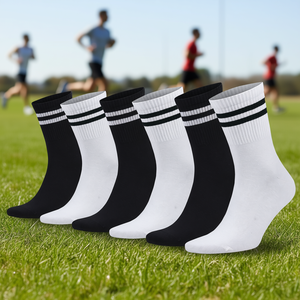 Chaussettes de sport tricotées absorbant la transpiration pour l'été, course à pied, hommes et femmes, taille 5 10, 6 paires - Product Image 2