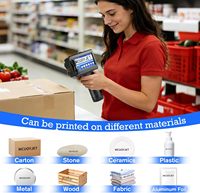 Imprimante jet d'encre industrielle électrique automatique portable pour cartons, bouteilles et canettes avec code QR et code-barres