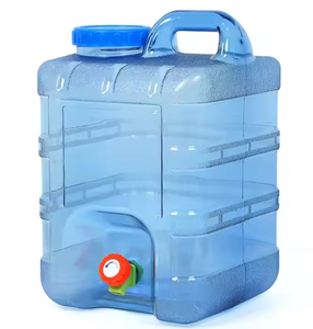Cubo para exteriores, tanque de almacenamiento de agua, grifo, Material de PVC, 2L-15L para el hogar, coche, viaje por carretera, almacenamiento de agua Mineral pura para excursiones - Product Image 3
