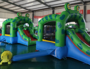 Gran oferta, gorila inflable, bonita casa hinchable de rana de ojos grandes, Castillo de salto para niños para Parque de Atracciones - Product Image 4