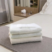 Serviette de bain en jacquard 100 % coton de haute qualité fabriquée en Chine, hypoallergénique pour usage hôtelier, technique de tissage unie pour adultes