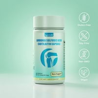 Complément alimentaire personnalisé à haute absorption, capsules de glucosamine et de sulfate de chondroïtine pour le soutien des articulations et l'amélioration de la densité osseuse