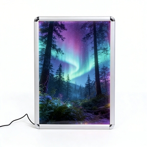 Led advertising light box Professional LED Backlit Sign with Aluminum Frame and Acrylic <strong>Panel</strong> for Shops Restaurants and Exhibitions - Product Image 1