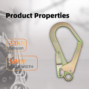 JENSAN Tùy Chỉnh Toàn Thân Khai Thác Mùa Thu Bảo Vệ 23kn Rèn Snap Hook Cho An Toàn Khai Thác - Product Image 3