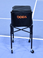 ODEA Panier de rangement pour tennis Transport et pliage faciles Chariot mobile pour balles de tennis Panier pour balles de tennis Chariot pour balles de tennis