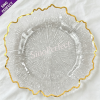 Nouvel Arrivage Assiette de Présentation en Plastique Ornementée, Motif Floral Antique, Argentée et Dorée, pour Mariage, Douche Nuptiale et Table de Fête