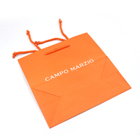 Oem üretim custom made logo baskı karton lüks moda hediye kağıt alışveriş torbası halat kolu ile