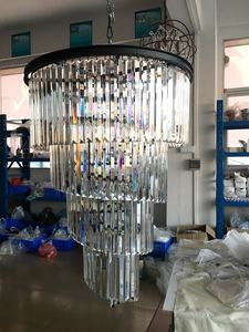 Lustre en spirale à 9 niveaux, villa, éclairage en cristal, <span class=keywords><strong>luminaire</strong></span> vintage pour la maison, lampes suspendues, éclairage suspendu pour restaurant, CZ2568/28 - Product Image 5