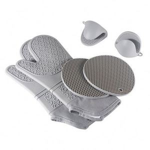 Oven Safe Silicone Mitt Food Grade Silicone Material Hand protection Oven Mitt Baking Gloves Customization Cooking Gloves - Product Image 6