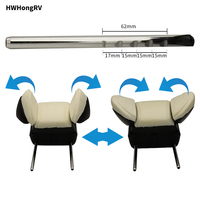 HWHongRV Cadre d'appuie-tête réglable pour siège Alphard MPV, avec noyau en mousse haute densité et tiges de 12 mm