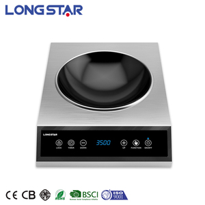 Table de cuisson à <span class=keywords><strong>induction</strong></span> commerciale OEM 3500W en acier inoxydable avec commande tactile, bobine chauffante et micro-ordinateur pour wok électrique - Product Image 5