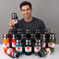 Thermos sous vide en acier inoxydable 316, directement de l'usine, design anti-chute, séparation thé-eau, sangle de transport portable, grande capacité