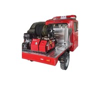 Dongfeng Brave Warrior M50 Camion tout-terrain de lutte contre l'incendie Pickup Water Tower Nouveau Diesel 4x2 Drive Diesel Fuel Tanker