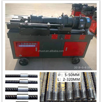 Une machine à fileter les barres d'acier Zhuori machine à rouler les fils automatique à grande vitesse