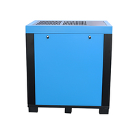 Compresseur d'air à vis PM VSD à faible bruit 45 kW 60 CV 200 CFM 12 bars industriel lubrifié alimenté en courant alternatif avec bloc compresseur et moteur