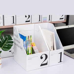 Student information document shelf book office desk archives desktop storage box paper folding book stand box