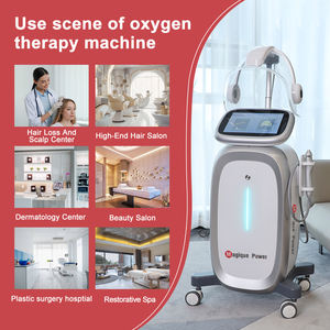 Mesin peremajaan kulit wajah, oksigen Aqua O2 kupas peralatan kecantikan mengupas mesin Jet oksigen hiperbarik wajah - Product Image 3
