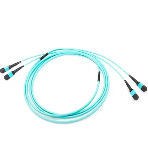 3.5mm de diamètre de câble Multifiber MPO Trunk Cable Optical Fiber Patch Cord Multi Mode MPO Optic Fiber