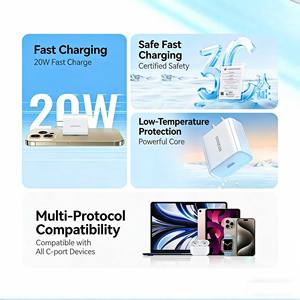 Kit de charge rapide UGREEN 20W PD avec câble USB-C pour iPhone 15-17 et appareils Android, câble de données Type-C vers C de 1m - Product Image 4