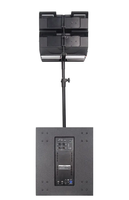 Haute populaire grande salle bois professionnel DSP alimenté sous extérieur 18 pouces Line Array système de haut-parleurs actif Pa