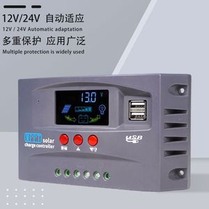 Masuyoshi Mitsu Mppt <b>Solar</b> <b>Charge</b> <b>Controller</b> 12V 24V Automatic Adaptation With Usb Port And Digital Display - Product Image 1