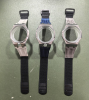 Kit de modification de boîtier de montre en alliage de zinc et bracelet en nylon tissé Oxford pour accessoires de montre APXSwatch Royal Pop