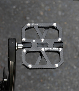 Pédale en <span class=keywords><strong>carbone</strong></span> GUB GC-088 avec axe en titane antidérapant ultraléger CNC <span class=keywords><strong>VTT</strong></span> vélo scellé 3 roulements pédales accessoires BMX - Product Image 5