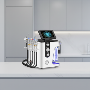 Machine d'hydrodermabrasion 8 <span class=keywords><strong>en</strong></span> 1 pour un nettoyage <span class=keywords><strong>en</strong></span> profondeur, machine à jet d'oxygène de haute qualité, machine de raffermissement de la peau du visage - Product Image 1