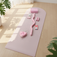 Ensemble d'haltères portables en silicone avec logo personnalisé en usine, anneaux de main, barres longues courbées, accessoires pour la maison, la gym, le yoga et le Pilates
