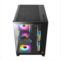 Boîtier de jeu C704 Elite, boîtier M-ATX, boîtier gamer USB3.0, boîtier d'ordinateur de jeu