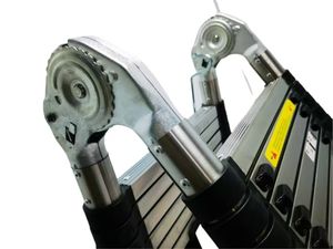 2,3 Meter 7-Stufen Einzel-Industrieleiter Multifunktionale Moderne Aluminiumleiter Direktverkauf ab Werk - Product Image 3