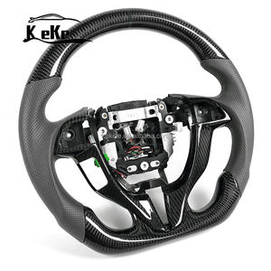 พวงมาลัยหนังคาร์บอนไฟเบอร์สีเทาแบบมีรู สำหรับรถยนต์ฮอนด้า แอคคอร์ด รุ่นที่ 8 และ โอดิสซีย์ ปี 2008-2012 - Product Image 2