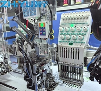 Machine à broder à fonction mixte de paillettes et de perles plates de haute qualité avec système informatique Dahao Machine automatique à grande vitesse