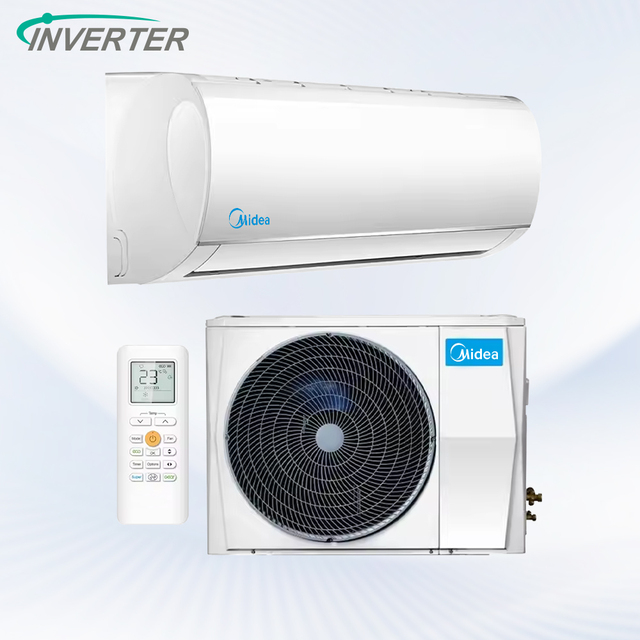 Midea Inverter AC Series 9000 12000 18000 24000 BTU Quiet Cooling and Heating for Home Hotel and Office Use