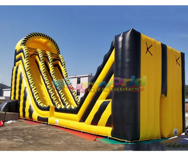 Nhà Bounce Khổng Lồ Với Slide Toboggan Gonflable Sky Zone Zip Dây Inflatable Zipline