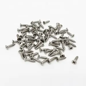 M3 M3.5 M4 Nickel Plated Electronic Small Screw Countersunk Head Cross Flat Head Tapping Screw