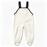 Salopette de pluie imperméable, coupe-vent et respirante pour enfants, avec bretelles réglables, pour garçons, filles et tout-petits, utilisation en extérieur