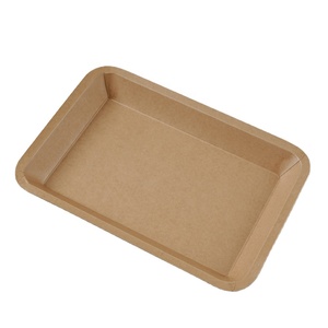 Récipient en papier alimentaire jetable à usage unique avec plateau à vaisselle plateaux alimentaires en papier assiette pour salle à manger voiture rue fast food snack - Product Image 1