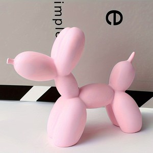 Moderna Statuetta in Resina a Forma di Cane Palloncino Dipinta a Mano, <span class=keywords><strong>Animale</strong></span> Artistico per Scultura, Soggiorno, Mobile TV, Decorazione Casa - Product Image 4