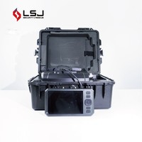 Caméra de recherche étanche IP67 CAMB-V500 de type boîtier, détecteur de vie vidéo HD 1080P avec câble rigide de 25 m pour le sauvetage dans les mines