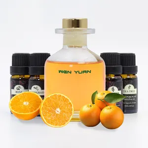Minyak esensial jeruk manis alami penjualan terbaik minyak wangi lilin ekstrak beraroma murni tidak diencerkan untuk perawatan rambut jenggot