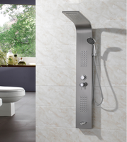 Panneaux De douche muraux SUS304 robinet colonne De Ducha salle De bains panneaux De douche De Massage tour or