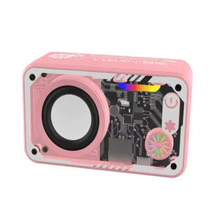 Bán Buôn Giá V1 Xách Tay Loa Không Dây Stereo RGB Ánh Sáng Món Quà Giáng Sinh Ngoài Trời Sử Dụng Thiết Bị Âm Thanh/Bộ Khuếch Đại/Loa - Product Image 1