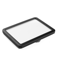 Lampe LED ultra-mince WY-160C à lumière continue pour studio vidéo P120C 3300K~5600K, luminosité 13W DC4.5-16V pour caméra DV et caméscope