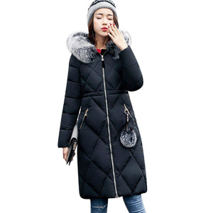 Cappotti taglie forti da <span class=keywords><strong>donna</strong></span> Casual inverno cappotto misto <span class=keywords><strong>piumino</strong></span> Coldker giacca lunga con cappuccio da <span class=keywords><strong>donna</strong></span> - Product Image 1