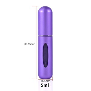 <span class=keywords><strong>Atomizador</strong></span> de Perfume Recargable de Aluminio de 5 ml, con Ventana, Rellenable por la Parte Inferior - Product Image 4